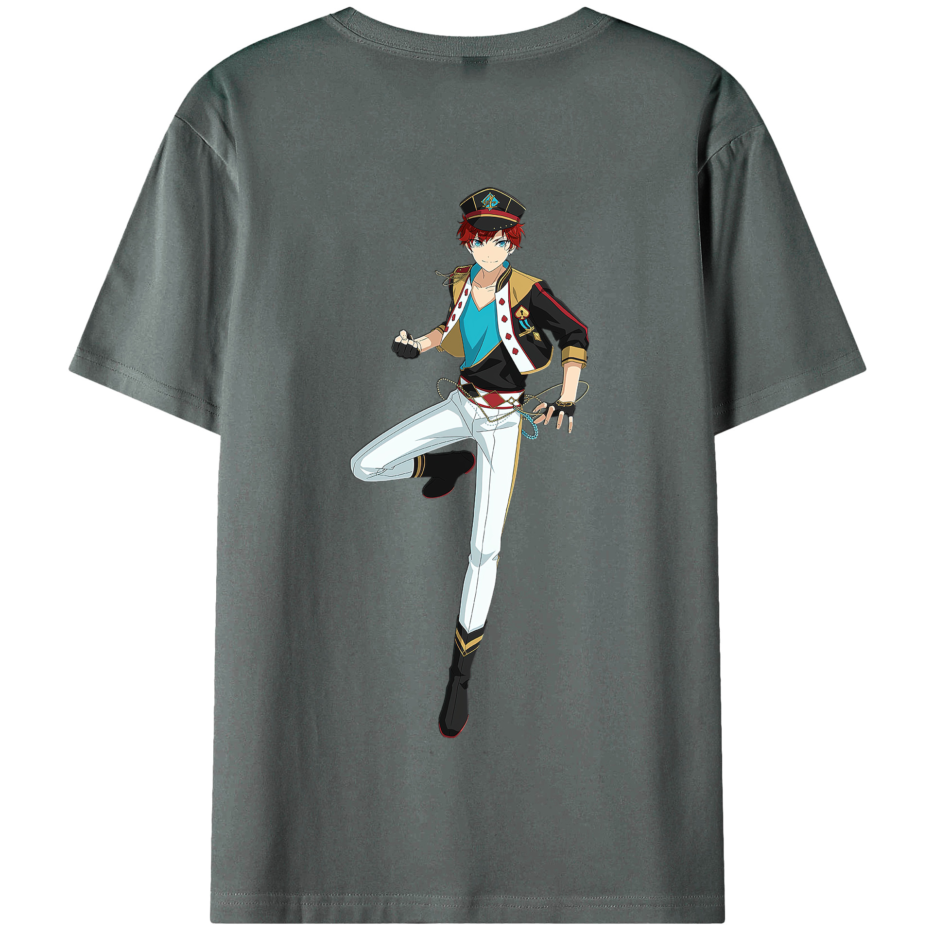 （画像用） あんさんぶるスターズ! Ensemble Stars 綿100％半袖Tシャツ（背面プリント）